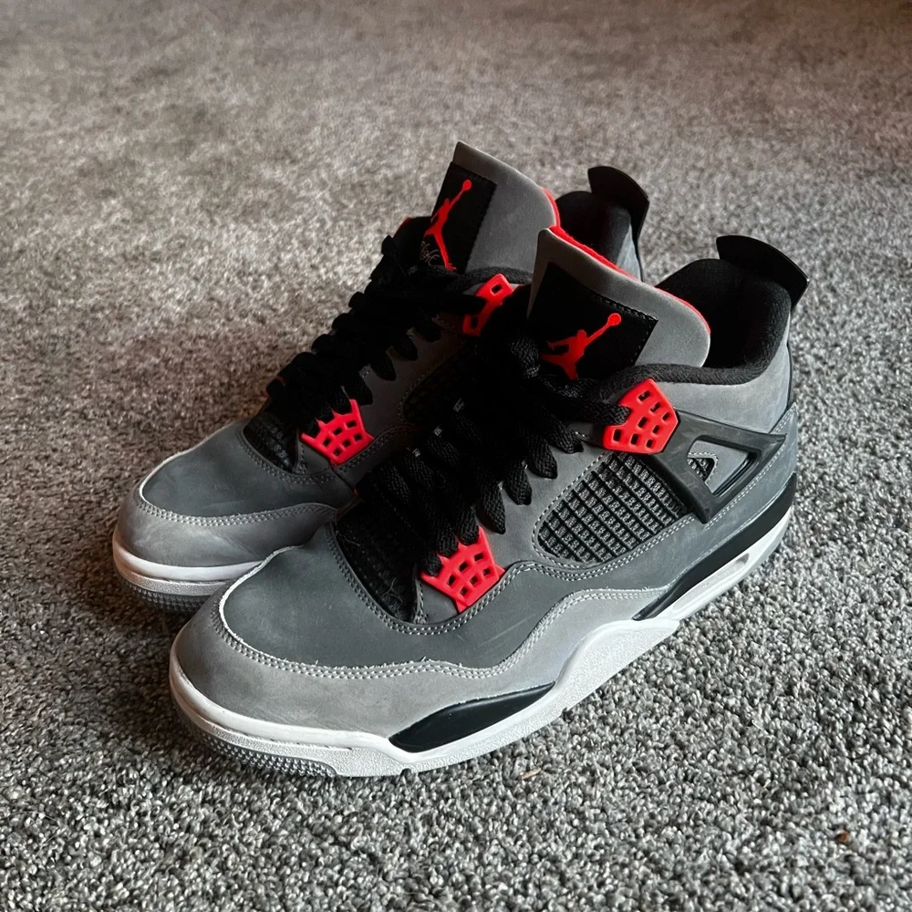 Air Jordan 4 Retro “Infrared” 100% Authentic Guaranteed - Picture 2 of 9